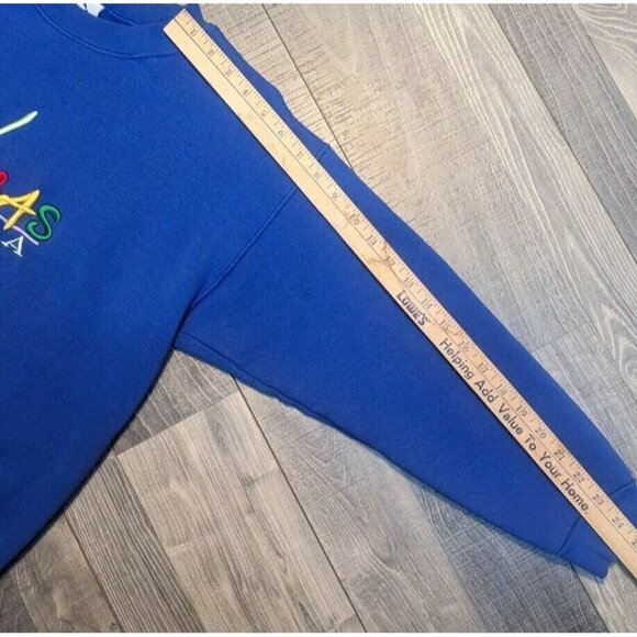 Vintage Las Vegas Nevada Sweatshirt Medium Crewneck‎ Gambling Tourist USA 90s - Picture 9 of 12